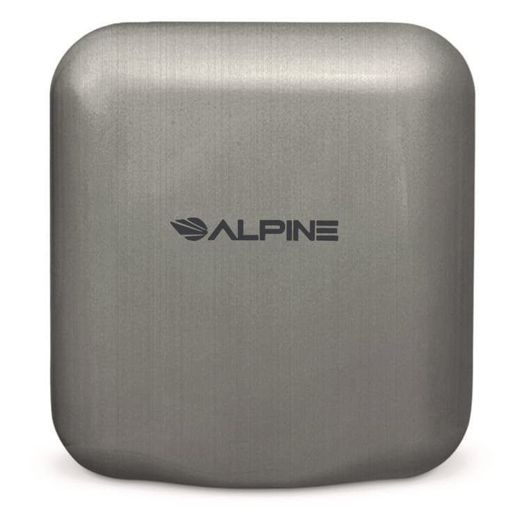 ALPINE INDUSTRIES Hemlock Commercial Automatic 120V Hand Dryer, 6.68 x 11.41 x 12.31, Silver (ALHALP40010SSB)