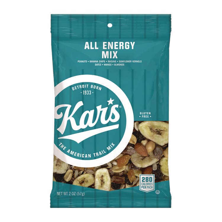 KAR'S NUTS Trail Mix Variety Pack, Assorted Flavors, 18 Bags/Carton (KSAKAR08825) thumbnail 3
