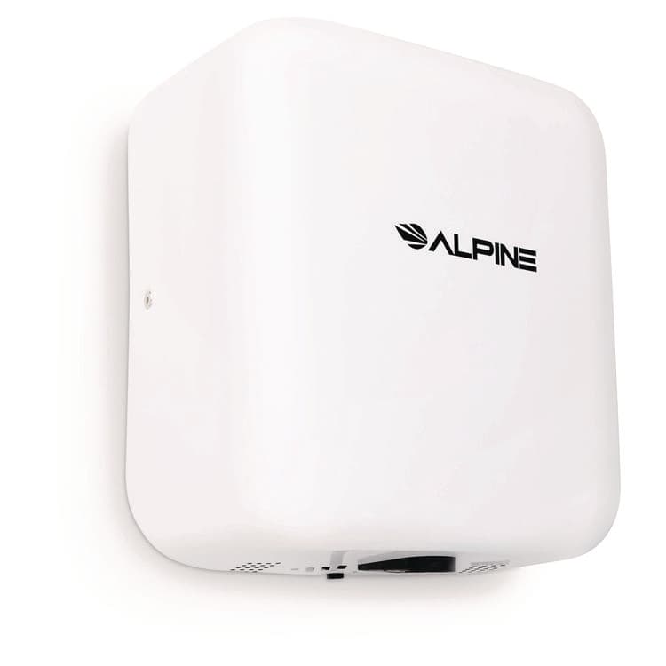 ALPINE INDUSTRIES Hemlock Commercial 220V Automatic Hand Dryer, 6.68 x 11.41 x 12.31, White (ALHALP40020WHI) thumbnail 3