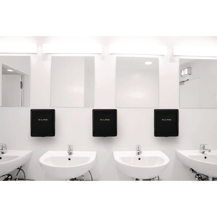 ALPINE INDUSTRIES Willow Commercial 120V Automatic Hand Dryer, 3.93 x 11.25 x 12.63, Black (ALHALP40510BLA) thumbnail 3