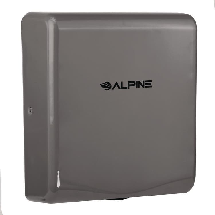 ALPINE INDUSTRIES Willow Commercial 120V Automatic Hand Dryer, 3.93 x 11.25 x 12.63, Gray (ALHALP40510GRY)