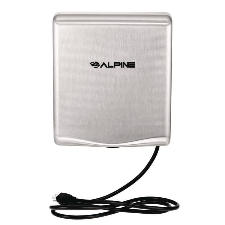 ALPINE INDUSTRIES Willow Commercial 120V Automatic Hand Dryer, 3.93 x 11.25 x 12.63, Silver (ALHALP40510SSB) thumbnail 4