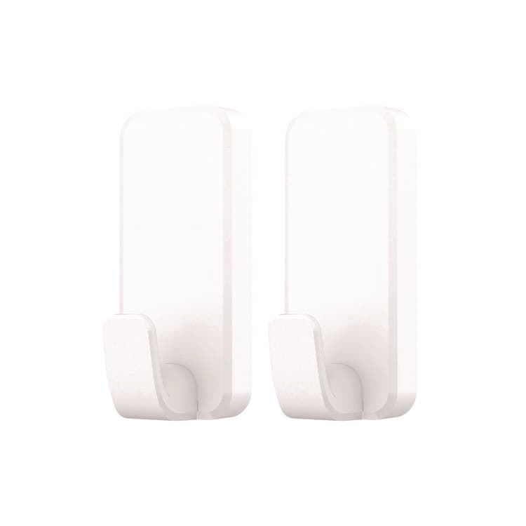 3M/COMMERCIAL TAPE DIV. X-Large Utility Hooks, Plastic, White, Supports 10 lb, 2/Pack (MMM170102ES)