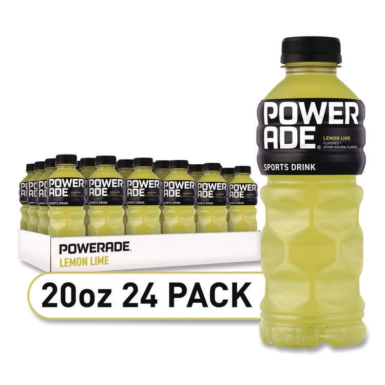 COCA-COLA Sports Drink, Lemon Lime, 20 oz Bottle, 24/Pack (POW049000003697) thumbnail 3