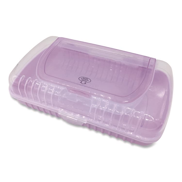 PEP RALLY Pencil Case, 2 Compartments, 9.13" x 5.7" x 2.5", Randomly Assorted Color (RLY61750) thumbnail 3