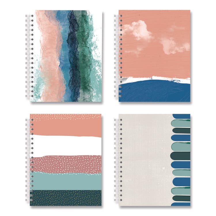ROARING SPRING PAPER PRODUCTS 1-Subject Notebook, Medium/College Rule, Randomly Assorted Cover Color, (70) 9.75 x 7.5 Sheets (ROA10840)