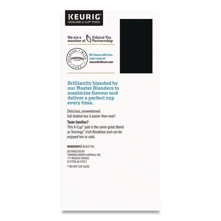 TWININGS NORTH AMERICA Iced Tea K-Cups, Unsweetened Black, 24/Box (TWGTNA23048) thumbnail 3