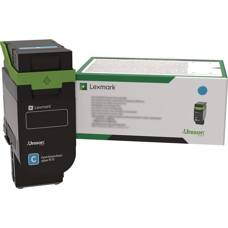 LEXMARK INT'L, . 75M10C0 Toner, 2,000 Page-Yield, Cyan (LEX75M10C0)