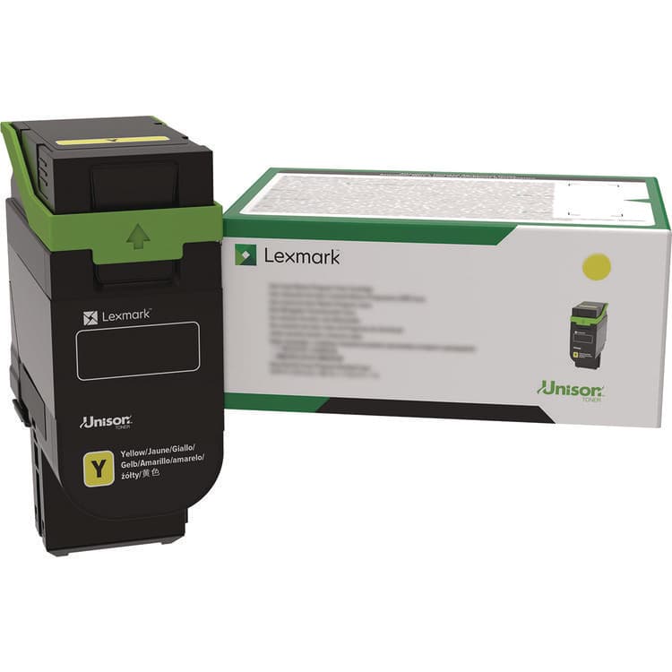LEXMARK INT'L, . 75M1HY0 Toner, 8,800 Page-Yield, Yellow (LEX75M1HY0)