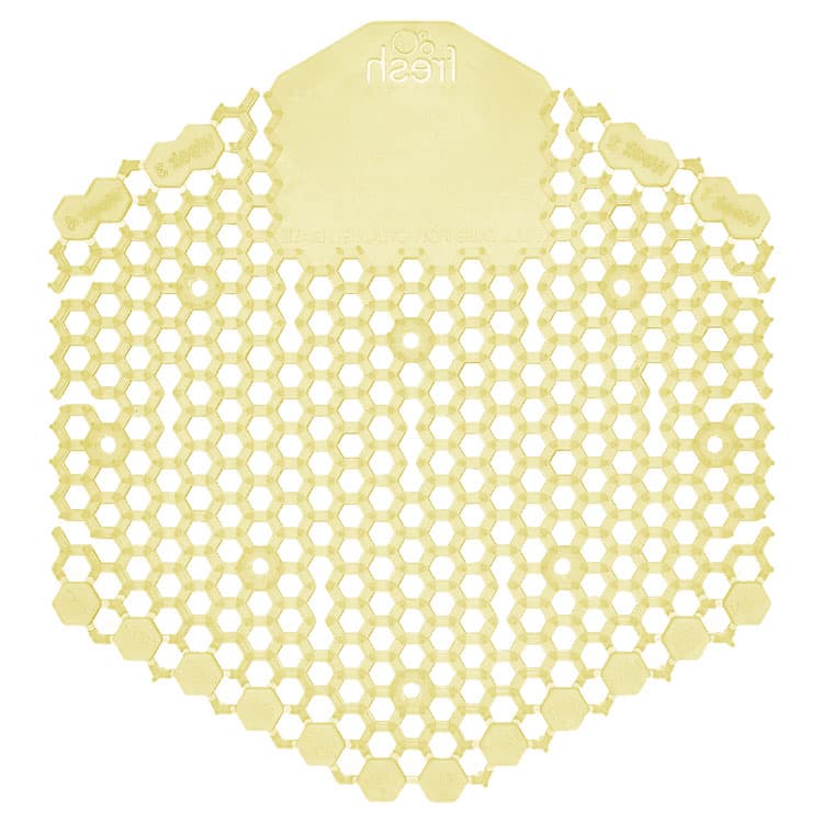 FRESH PRODUCTS Wave 3D Urinal Deodorizer, Citrus Scent, Yellow, 10/Box (FRS3WDS60CITBX) thumbnail 4