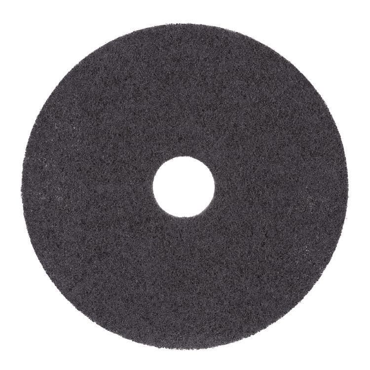 BOARDWALK High Performance Stripping Floor Pads, 19" Diameter, Black, 5/Carton (BWK4019HIP)