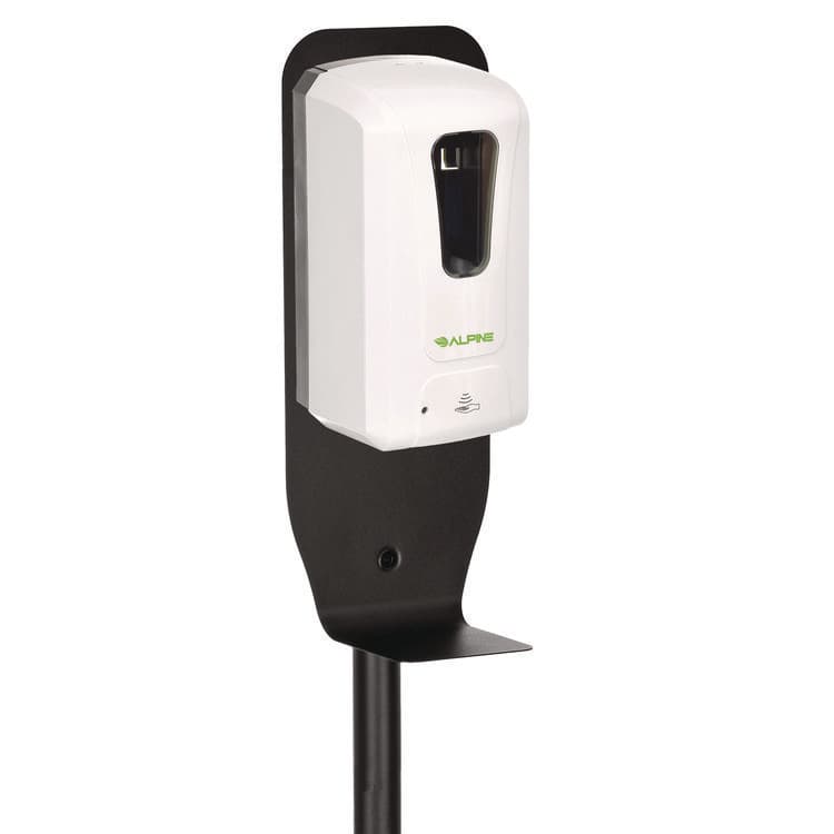 ALPINE INDUSTRIES Automatic Foam Hand Sanitizer/Soap Dispenser with Floor Stand, 40 oz, 4.48 x 6 x 45, White (ALHALP430FS) thumbnail 4