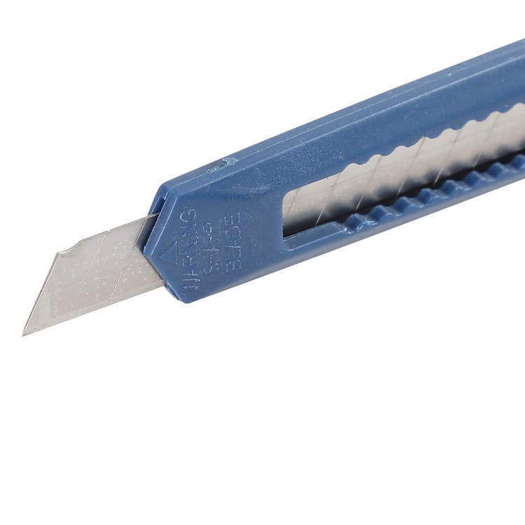 GREAT NECK SAW MFG. Snap-Off Utility Knife, 9 mm Blade, 5" Plastic Handle, Blue (GNSSBK3) thumbnail 3