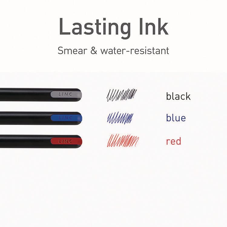 TOPS BUSINESS FORMS PENTONIC Ballpoint Pen, Stick, Fine 0.7 mm, Assorted Ink Colors, Black Barrel, 25/Pack (PNT12126) thumbnail 4