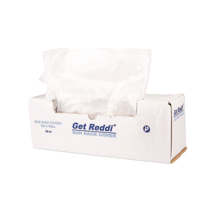 INTEGRATED BAGGING SYSTEMS Bun-Rack/Pan-Cover Film, 52 x 80, 50/Carton (IBSBRC52X80)