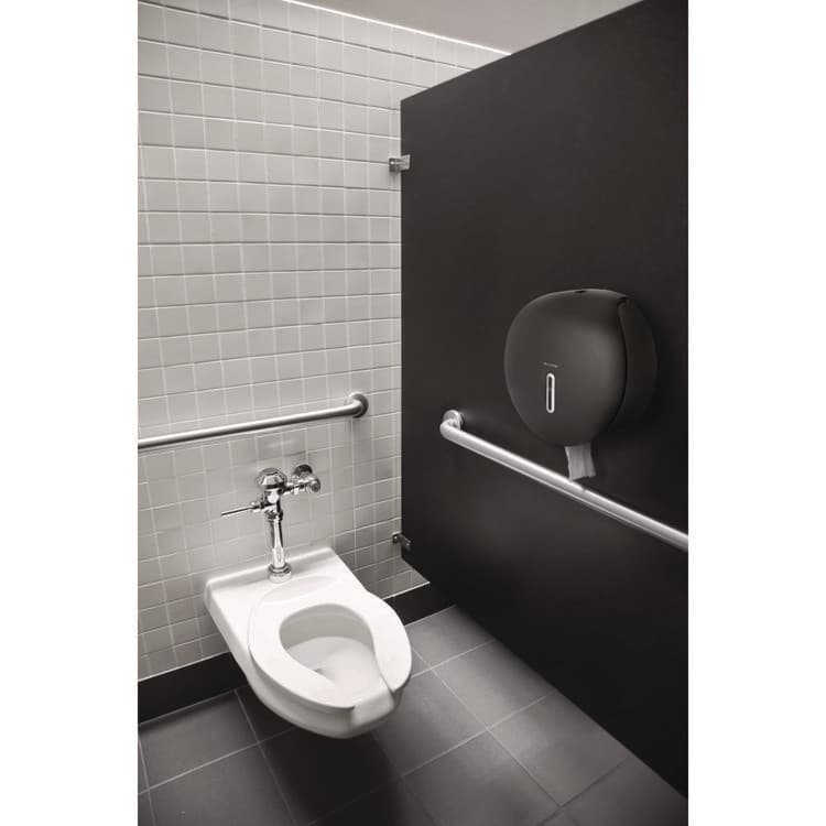 ALPINE INDUSTRIES Plastic Single Roll Jumbo Toilet Paper Dispenser, 5.3 x 11.5 x 11.7, Gray (ALHALP450GRY) thumbnail 2