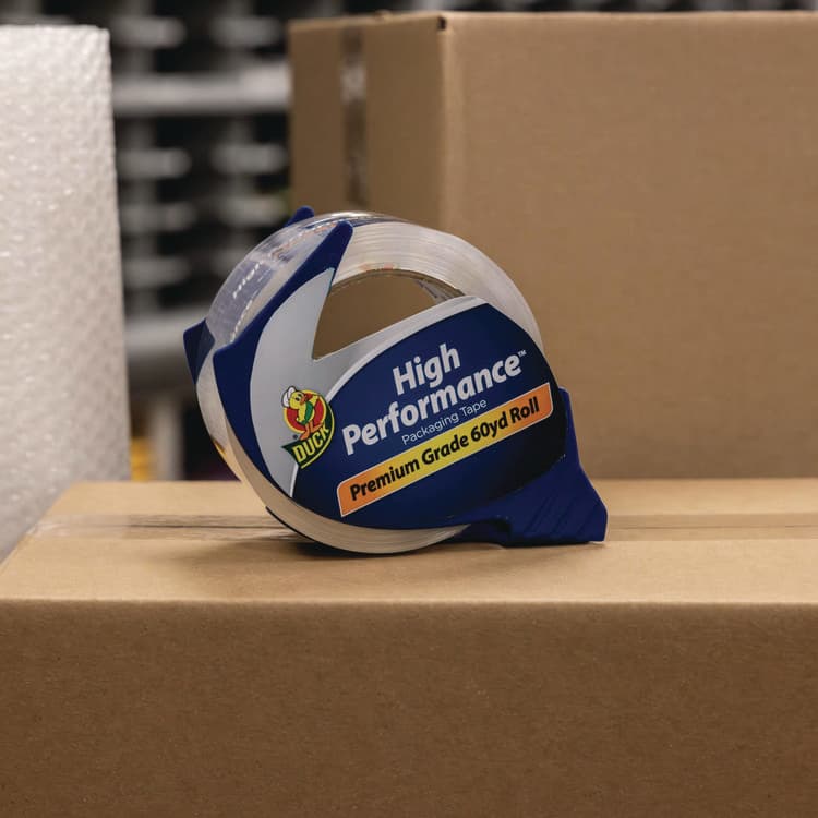 SHURTAPE TECHNOLOGIES HP260 Packaging Tape with Dispenser, 3" Core, 1.88" x 60 yds, Clear (DUC07364) thumbnail 3