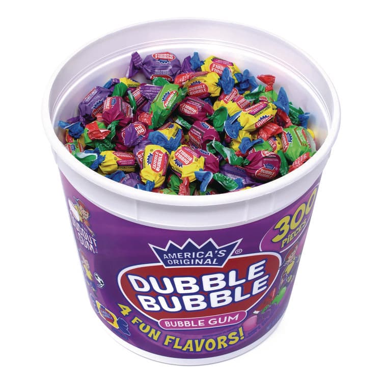 TOOTSIE ROLL INDUSTRIES Bubble Gum Assorted Flavor Twist Tub, 300 Pieces/Tub, 1 Tub/Carton (GRR22000223) thumbnail 4