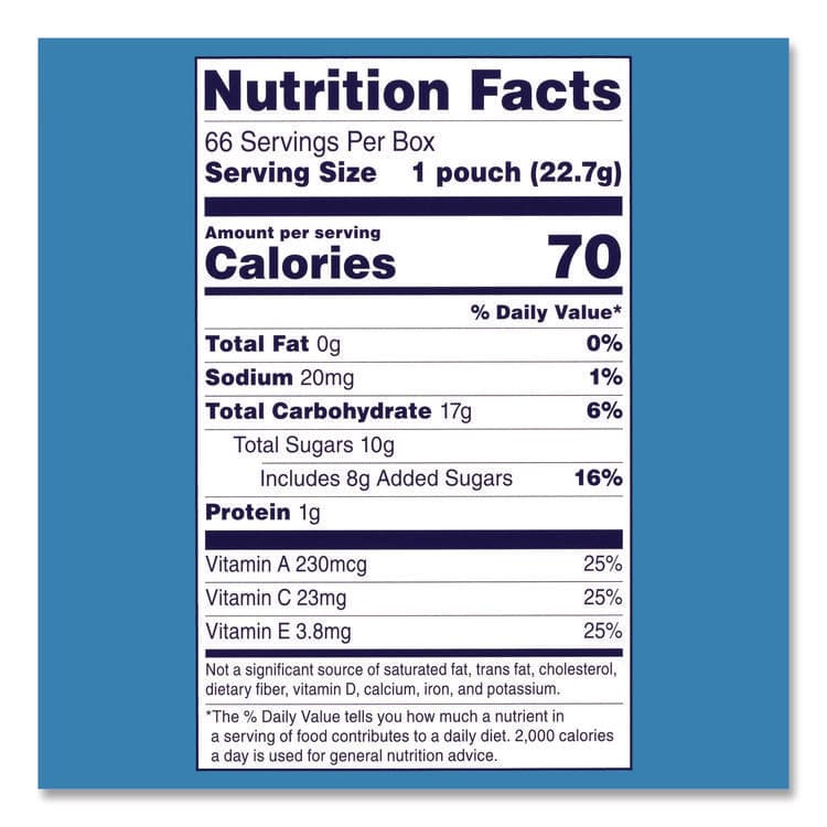 DR PEPPER SNAPPLE GROUP, . Fruit Snacks, Mixed Fruit, 0.9 oz Pouch, 40/Box (WELPIM94068) thumbnail 4