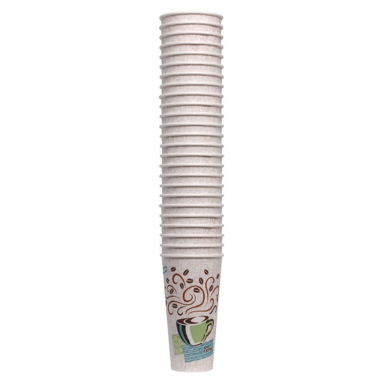 DIXIE FOOD SERVICE PerfecTouch Paper Hot Cups, 20 oz, Coffee Haze Design, 25/Pack (DXE5320CDPK) thumbnail 3