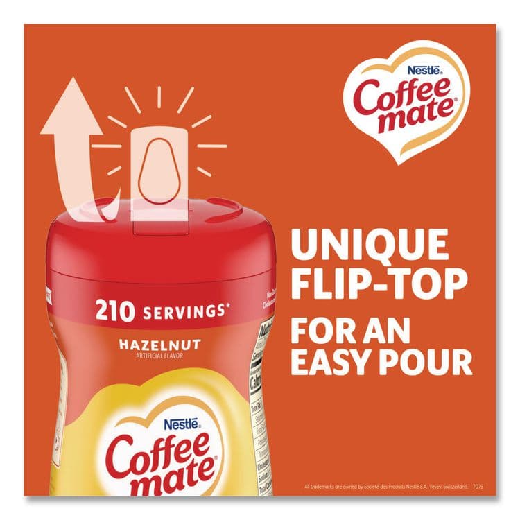 NESTLE Hazelnut Creamer Powder, 15 oz Canister (NES12345) thumbnail 4