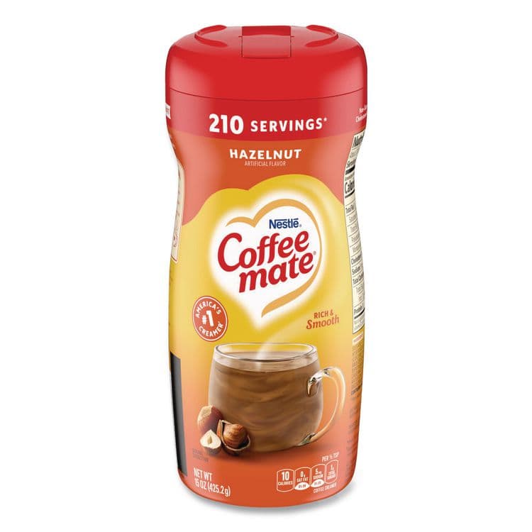 NESTLE Hazelnut Creamer Powder, 15 oz Canister (NES12345)