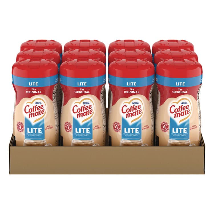 NESTLE Powdered Original Lite Creamer, 11 oz Canister, 12/Carton (NES74185CT)