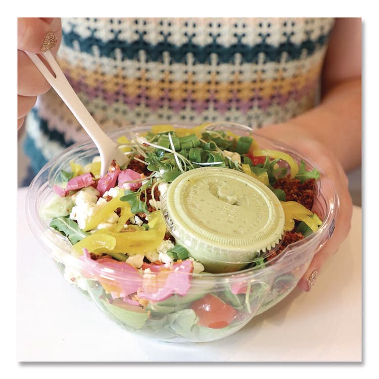 WORLD CENTRIC PLA Clear Portion Cups, Souffle, 2 oz, Plastic, Clear, 2,000/Carton (WORCPCS2S) thumbnail 2