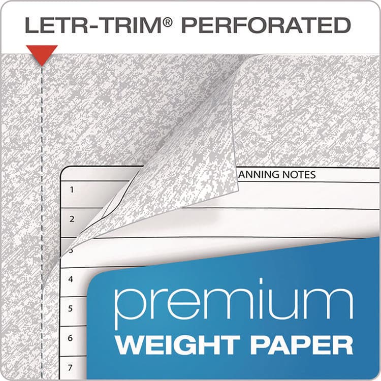 TOPS BUSINESS FORMS Docket Gold Planner, Project-Management Format with Narrow Ruling, Black Paperboard Cover, (70) 8.5 x 6.75 Sheets (TOP63754) thumbnail 4