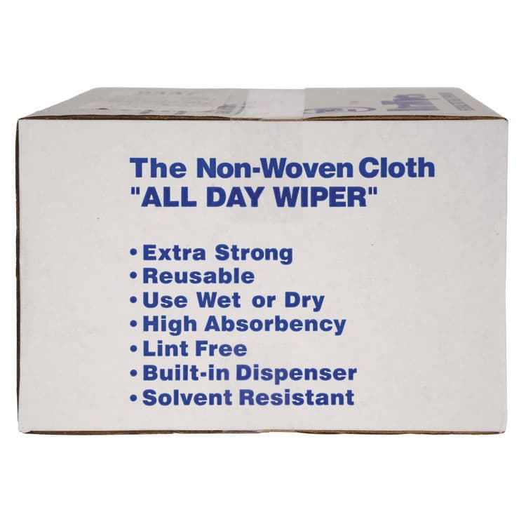 ZEP . Ultra Wipes, 1-Ply, 14 x 12, Blue, 450/Carton (ZPE895601) thumbnail 3