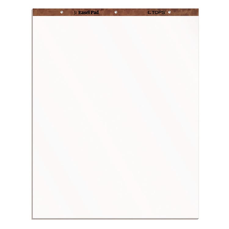TOPS BUSINESS FORMS Easel Pads, Unruled, (50) White 27 x 34 Sheets, 2/Carton (TOP7903) thumbnail 2