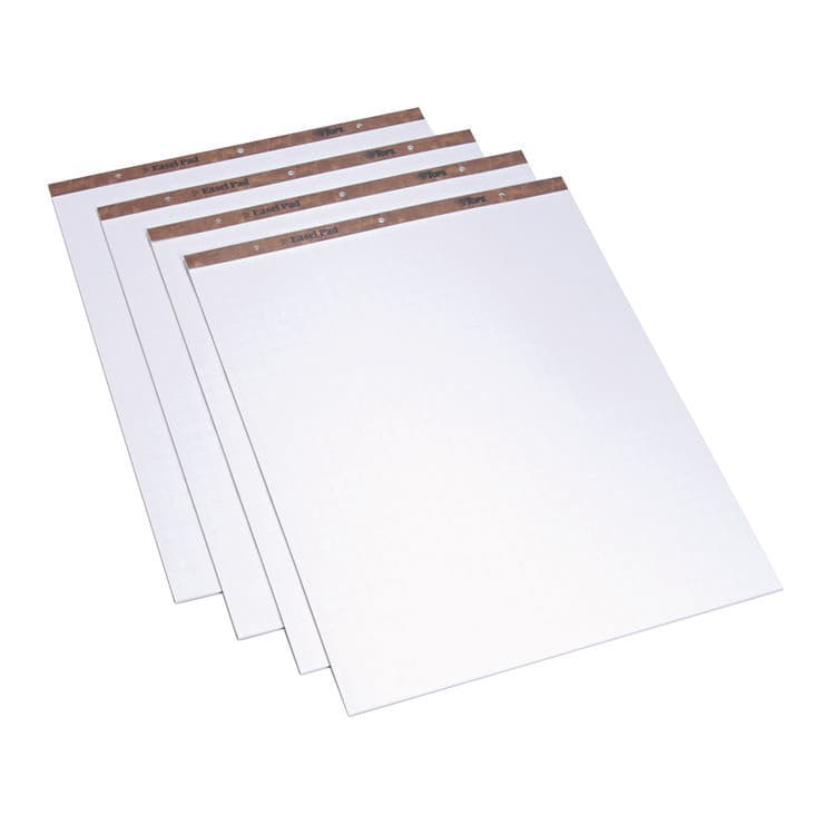 TOPS BUSINESS FORMS Easel Pads, Quadrille Rule (1 sq/in), (50) White 27 x 34 Sheets, 4/Carton (TOP7900)