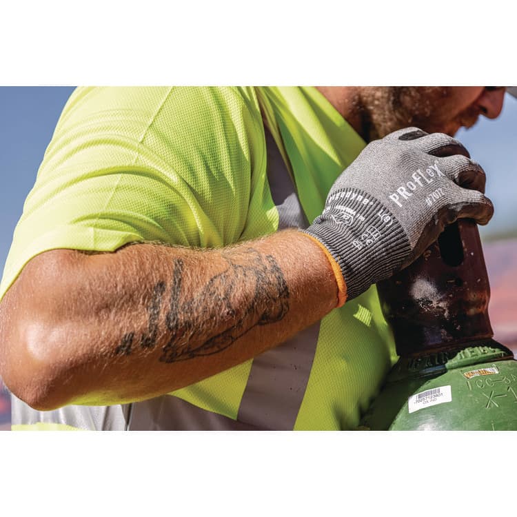 TENACIOUS HOLDINGS, . GloWear 8289-ECO Class 2 Recycled Hi-Vis T-Shirt, 2X-Large, Lime (EGO21536) thumbnail 4