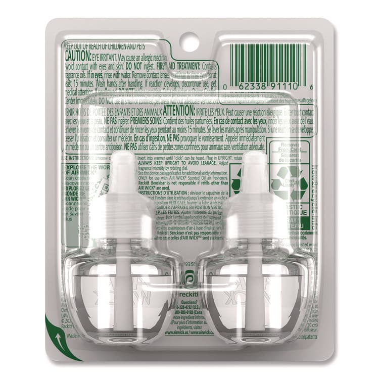 RECKITT BENCKISER Scented Oil Refills, Paradise Retreat, 0.67 oz, 2/Pack, 6 Packs/Carton (RAC91110) thumbnail 4