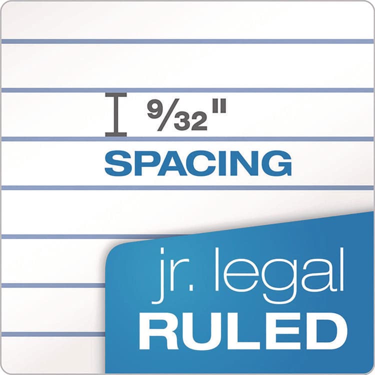 TOPS BUSINESS FORMS Second Nature Recycled Ruled Pads, Narrow Rule, (50) White 5 x 8 Sheets, Dozen (TOP74830) thumbnail 4