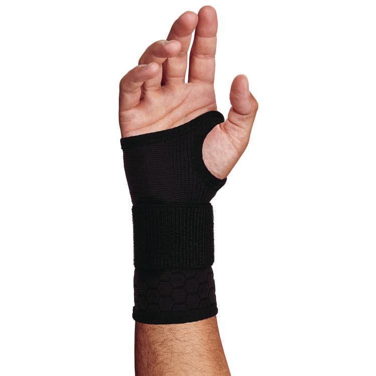 TENACIOUS HOLDINGS, . ProFlex 680 Wrist Support Sleeve with Single Strap, Small, Fits Left Hand/Right Hand, Black (EGO16626) thumbnail 3