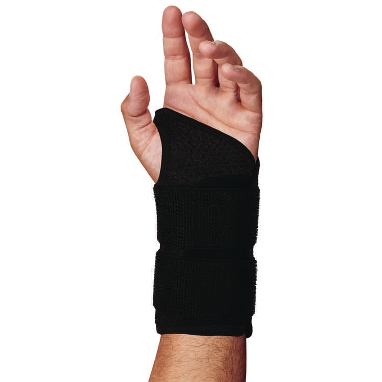 TENACIOUS HOLDINGS, . ProFlex 4015 Wrist Brace Support with Double Strap, Medium, Fits Left Hand, Black (EGO70149) thumbnail 3