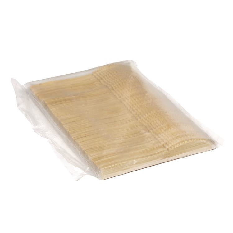 DIXIE FOOD SERVICE Bamboo Cutlery, Mediumweight Knife, Paper, Light Golden, 100/Pack, 10 Packs/Carton (DXEANKBAM) thumbnail 3