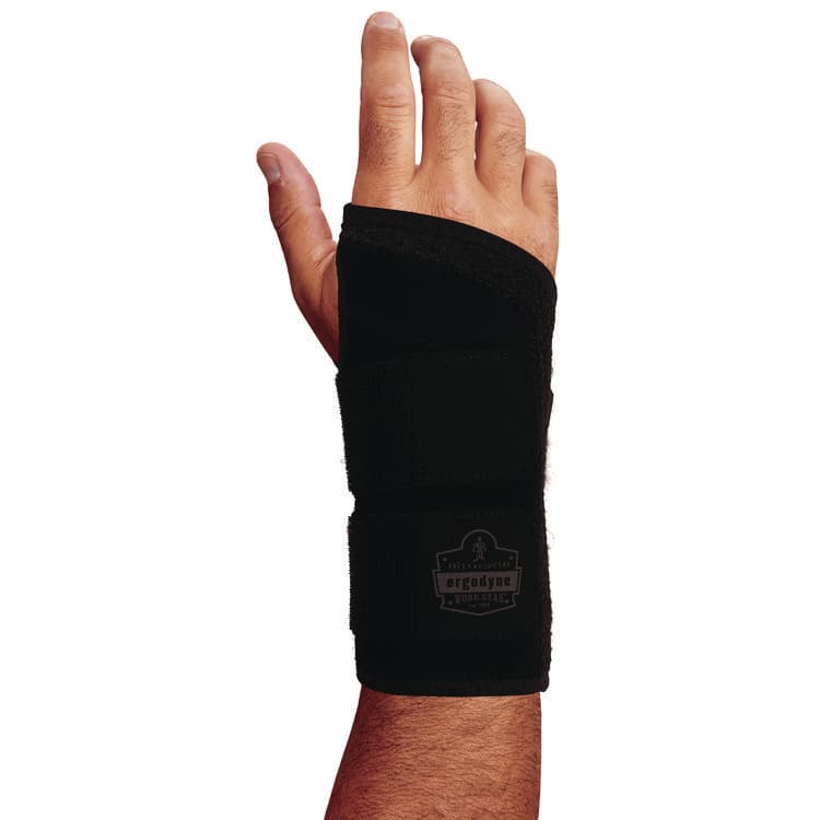 TENACIOUS HOLDINGS, . ProFlex 4015 Wrist Brace Support with Double Strap, Small, Fits Right Hand, Black (EGO70152) thumbnail 2
