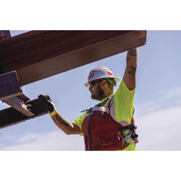 TENACIOUS HOLDINGS, . Skullerz 8961 Reflective Hard Hat and Safety Helmet Sticker Kit, 18 Assorted Stickers, Orange (EGO61101) thumbnail 4