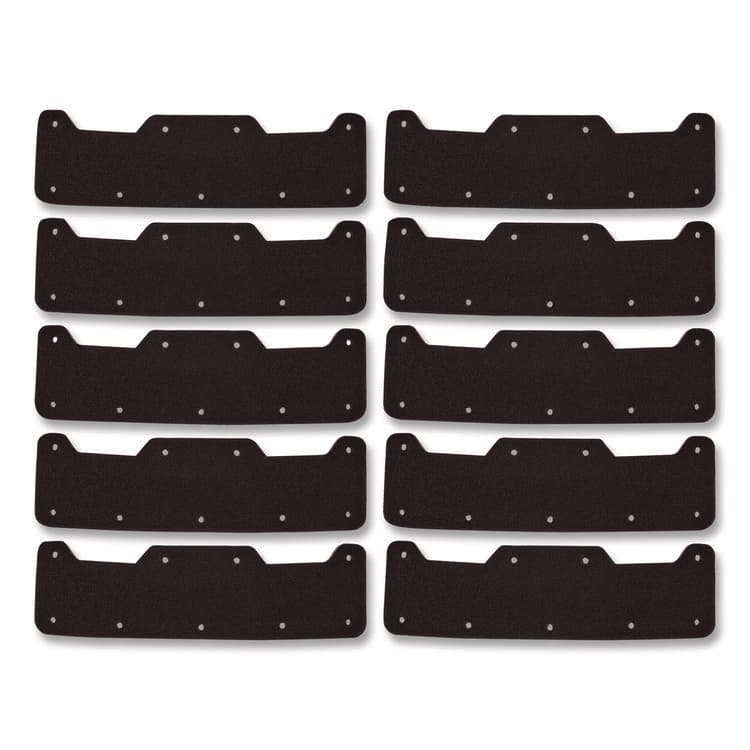 TENACIOUS HOLDINGS, . Skullerz 8953 Hard Shell Bump Cap Sweatband Replacement, Black, 10/Pack (EGO60237)