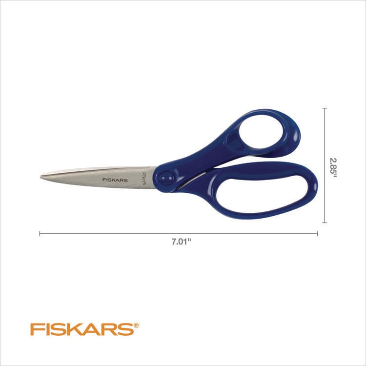 FISKARS MANUFACTURING CORP Student Scissors, Pointed Tip, 7" Long, Offset Assorted Color Handle (FSK1068911) thumbnail 3