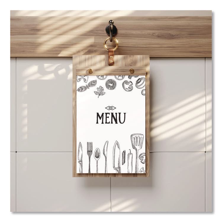 NEENAH PAPER Exact Index Card Stock, 94 Bright, 90 lb Index Weight, 8.5 x 11, White, 250/Pack (WAU40311) thumbnail 4