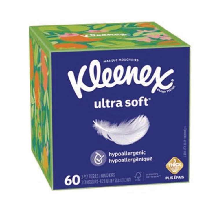 KIMBERLY CLARK Ultra Soft Facial Tissue, 3-Ply, White, 60 Sheets/Box, 18 Boxes/Carton (KCM54278) thumbnail 3