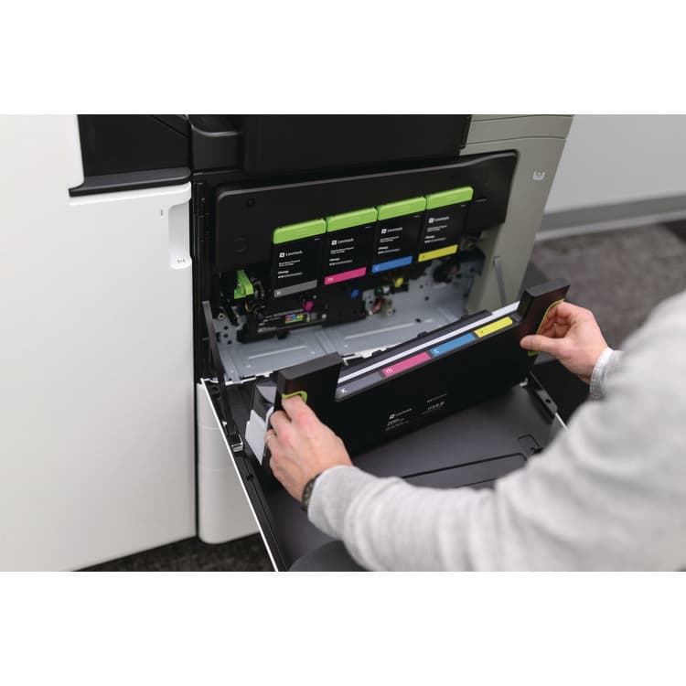 LEXMARK INT'L, . 77L0H40 High-Yield Toner, 46,600 Page-Yield, Yellow (LEX77L0H40) thumbnail 2