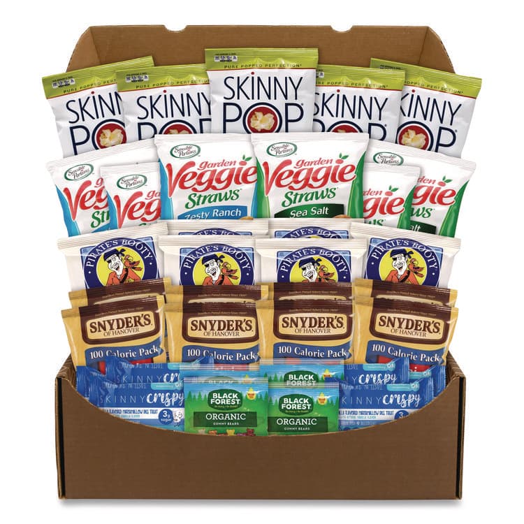 SNACK BOX PROS Healthy Snack Box, 37 Assorted Snacks/Box (GRR700S0005)
