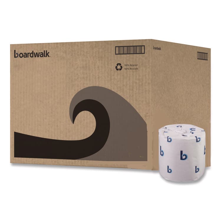 BOARDWALK Two-Ply Toilet Tissue, Standard, Septic Safe, White, 4 x 3, 500 Sheets/Roll, 96 Rolls/Carton (BWK6145)