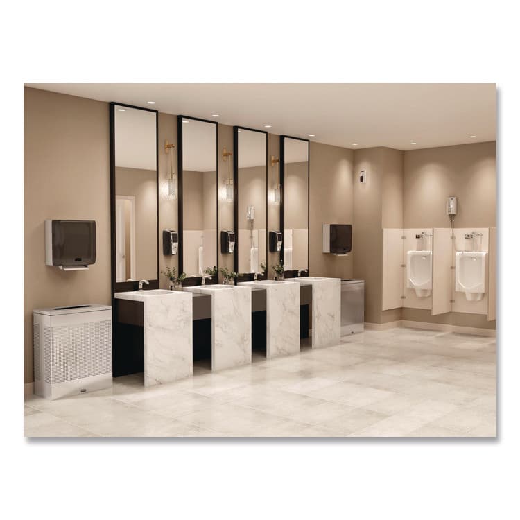 RUBBERMAID COMMERCIAL PROD. One Shot Soap Dispenser - Touch Free, Foam, 800 mL/1,600 mL, 1.9 x 5.5 x 4, Polished Chrome (RCP4870465) thumbnail 3