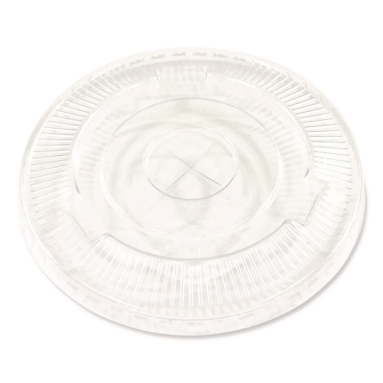 BOARDWALK PET Cold Cup Straw-Slot Lids, Fits 9 oz to 10 oz Cold Cups, Plastic, Clear, 1,000/Carton (BWKPET910STRAW) thumbnail 4