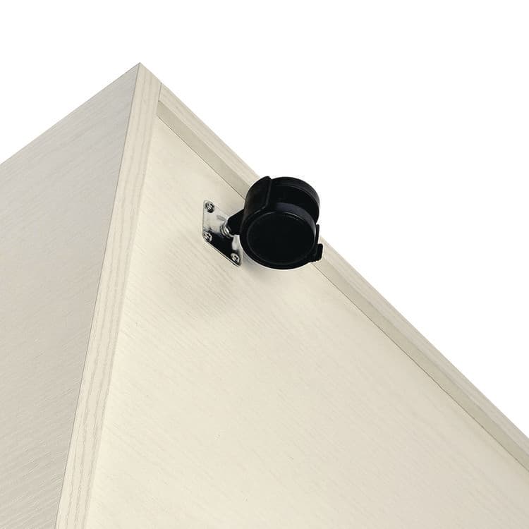 ADIROFFICE 20-Slot Mobile Rolling Wood Blueprint Storage Cabinet Roll File Large Document Organizer, 15.25 x 13.25 x 24.75, White (ALHI624WHI) thumbnail 3